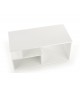 Table basse rectangulaire pas cher blanche