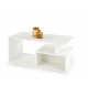 Table basse rectangulaire pas cher blanche