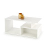 Table basse rectangulaire pas cher blanche