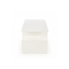 Table basse rectangulaire pas cher blanche