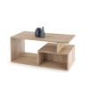 Table basse rectangulaire pas cher chêne Sonoma