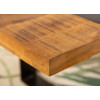 Table basse en bois de Manguier et métal