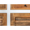 Meuble buffet style shabby chic bois massif de Manguier et Blanc