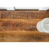 Meuble buffet style shabby chic bois massif de Manguier et Blanc