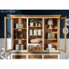 Meuble buffet style shabby chic bois massif de Manguier et Blanc