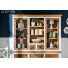 Meuble buffet style shabby chic bois massif de Manguier et Blanc