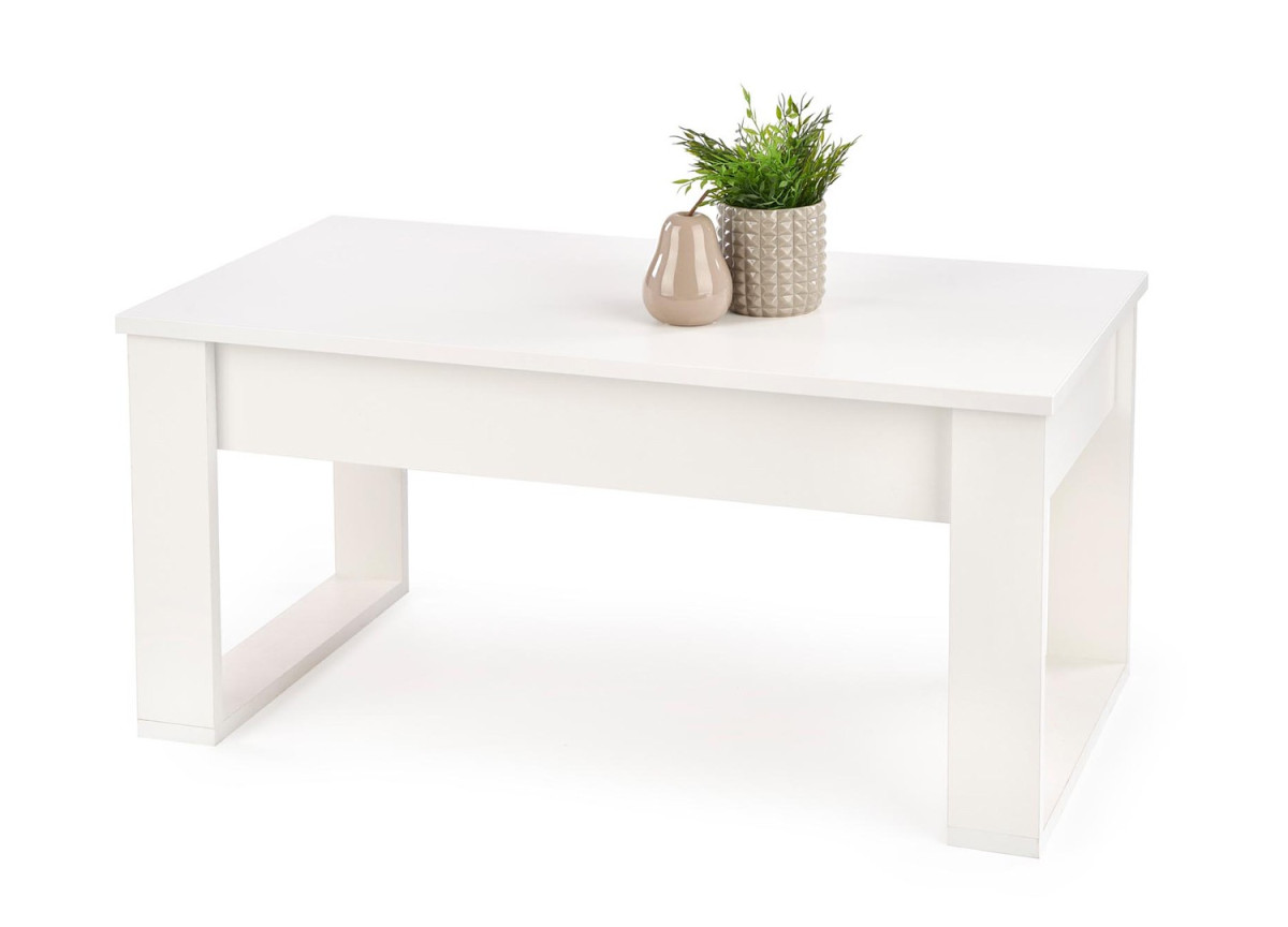 Table basse en bois 2 tiroirs pas cher