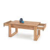 Table basse en bois 2 tiroirs pas cher