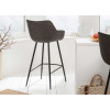 Chaise haute de bar gris antique