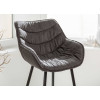 Chaise haute de bar gris antique