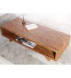 Table basse rectangulaire en bois de Sesham