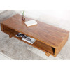 Table basse rectangulaire en bois de Sesham