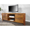 Meuble TV 135 cm, bois massif Sesham