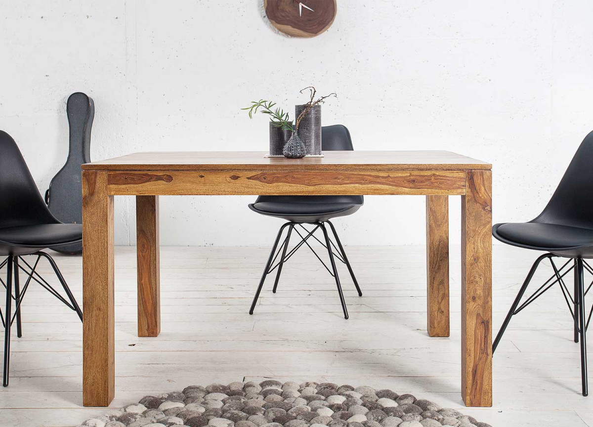 Table à manger avec allonge bois massif