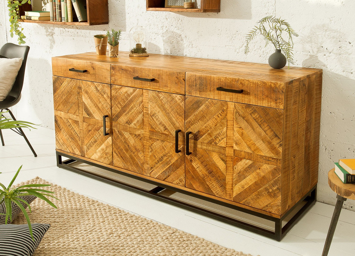 Buffet en bois de manguier original