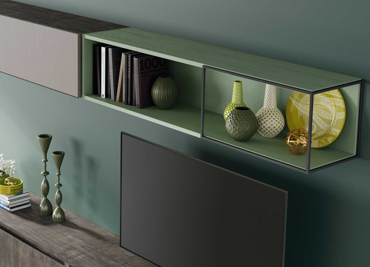 Grand meuble TV bas et mural design
