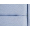 Lit 140 ou 160 capitonné en tissu bleu ciel