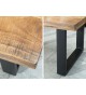 Table basse rectangulaire en bois de Manguier