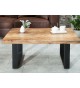 Table basse rectangulaire en bois de Manguier