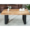 Table basse rectangulaire en bois de Manguier