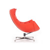 Fauteuil relax simili rouge