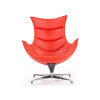 Fauteuil relax simili rouge