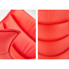 Fauteuil relax simili rouge