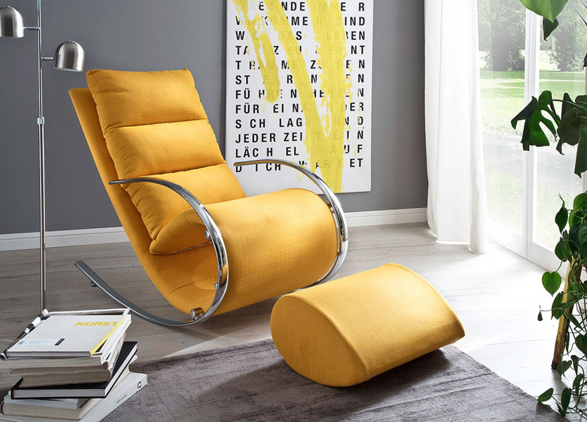 Fauteuil relax design avec repose pieds