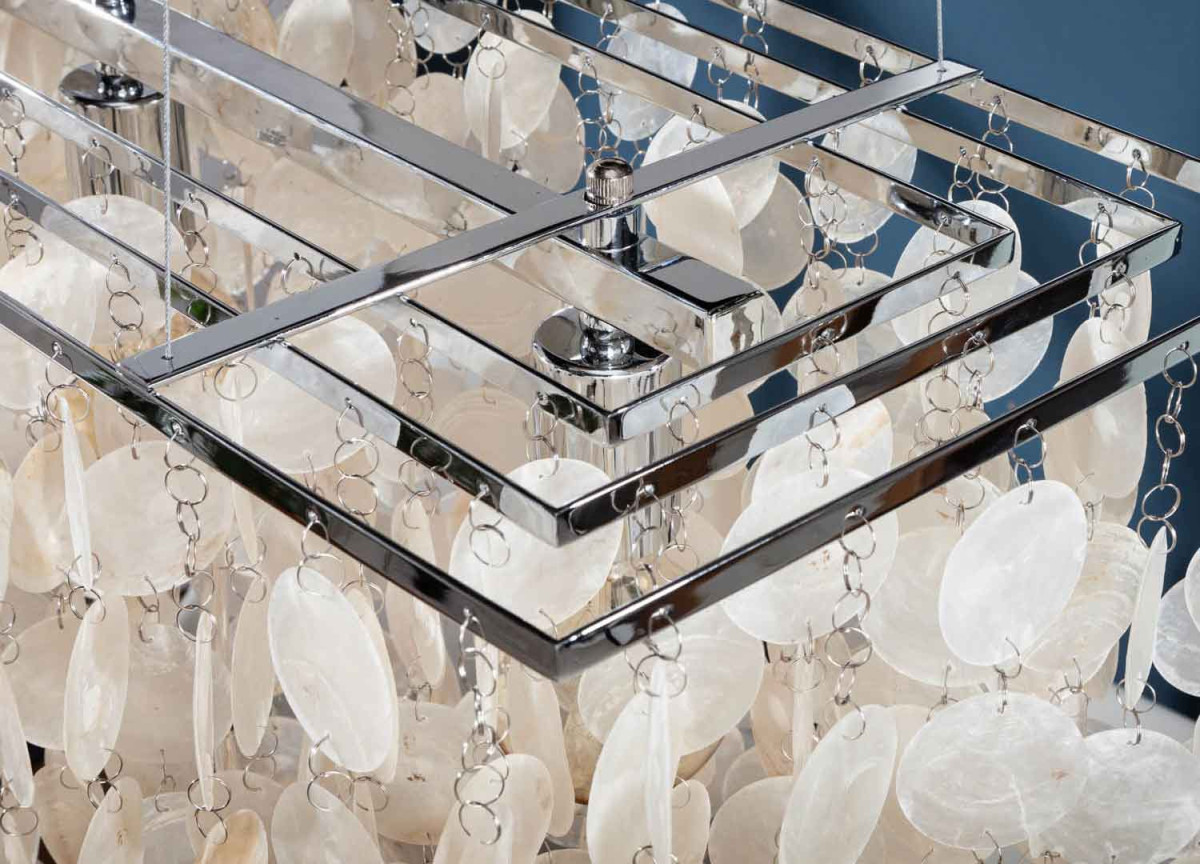 Suspension luminaire en nacre