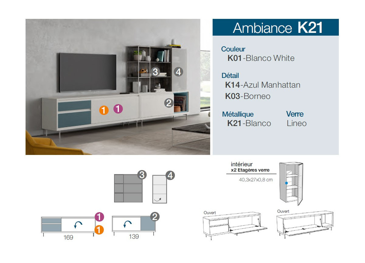 Ensemble TV contemporain