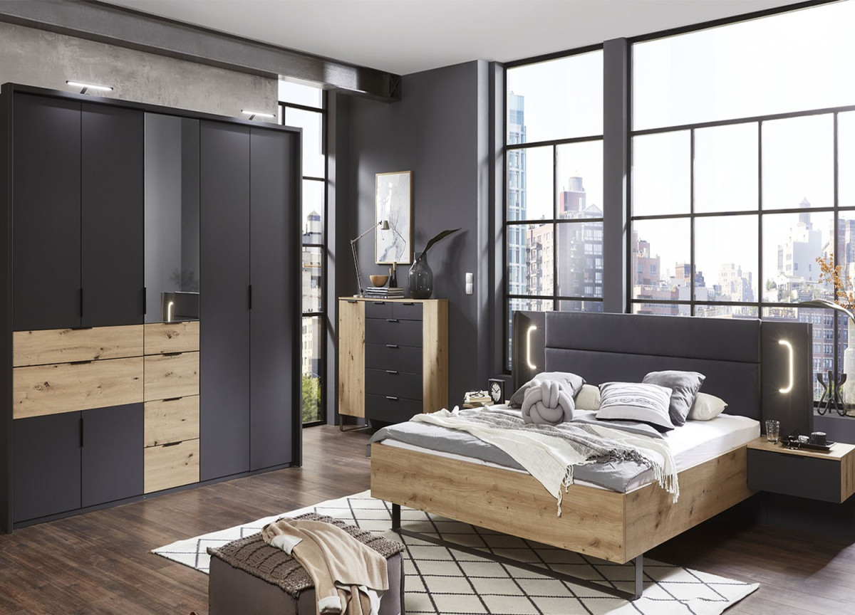 Chambre adulte moderne confortable