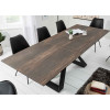 Table en céramique aspect chêne 180-230 cm