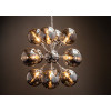 Luminaire contemporain 12 boules d'argents