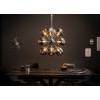 Luminaire contemporain 12 boules d'argents