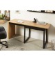 Table de bureau extensible bois et métal