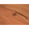 Table basse bois massif et métal noir