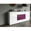 Buffet Design Blanc Laqué / 4 Portes & 4Tiroirs
