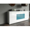 Buffet Design Blanc Laqué / 4 Portes & 4Tiroirs