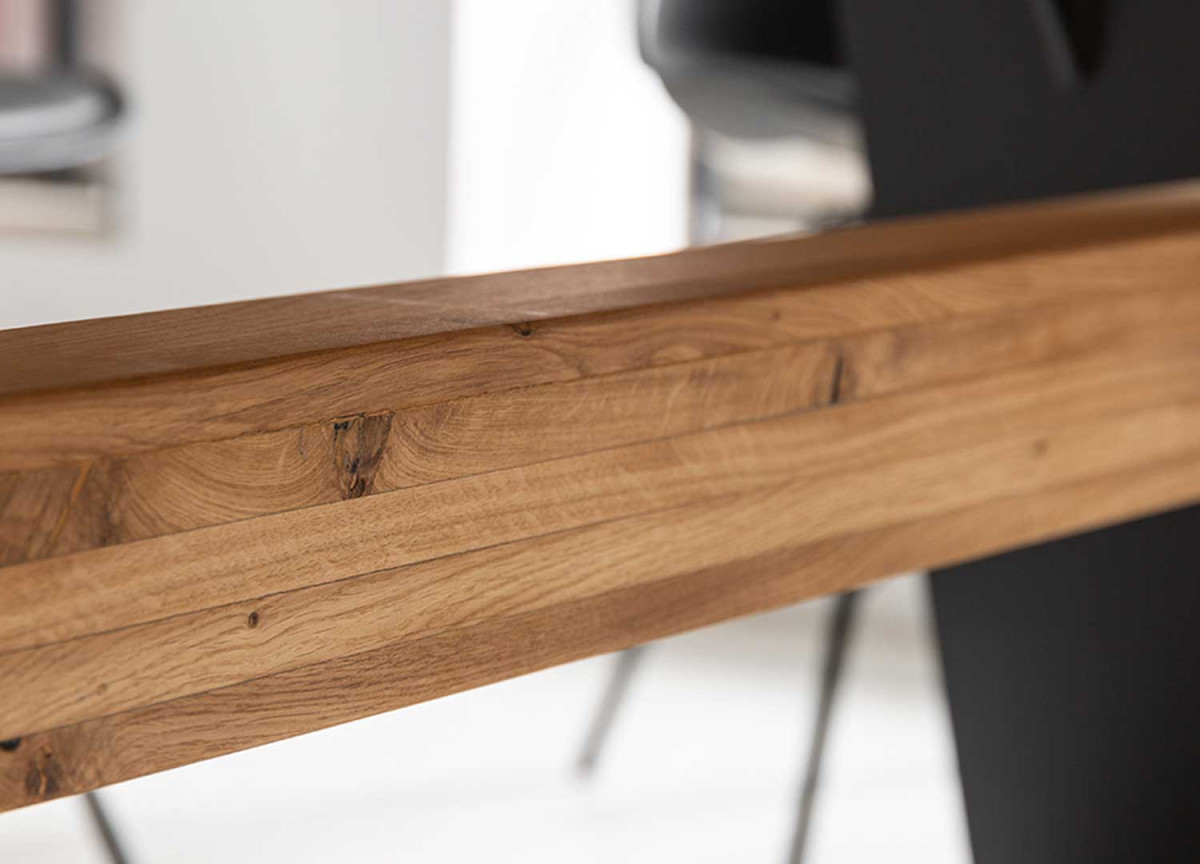 Table de Repas Moderne en Chêne 200 cm