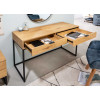Console bois et métal 120 cm