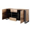 Meuble buffet moderne bois et gris