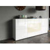 Buffet Design Blanc Laqué / 4 Portes & 4Tiroirs