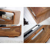 Meuble TV en bois de Sesham 130 cm