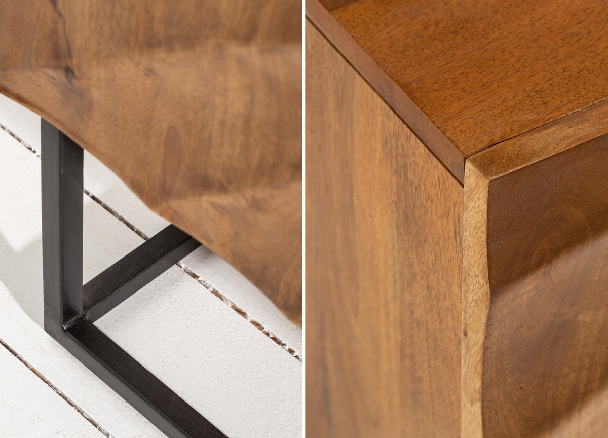 Meuble TV Design | Bois Sculpté | 160cm