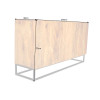 Buffet design en bois massif - 3 portes