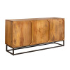 Buffet design en bois massif - 3 portes