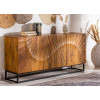 Buffet design en bois massif - 3 portes