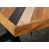 Table de repas 200 cm en bois de manguier