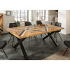 Table de repas 200 cm en bois de manguier