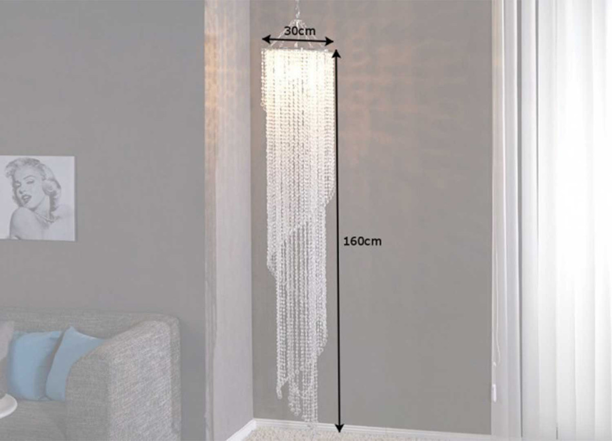 Lustre design suspendu